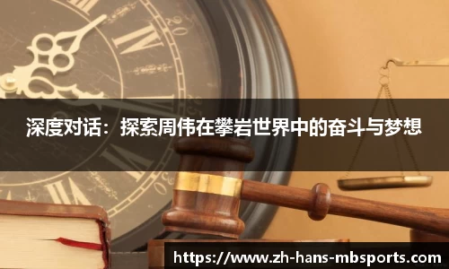 深度对话：探索周伟在攀岩世界中的奋斗与梦想